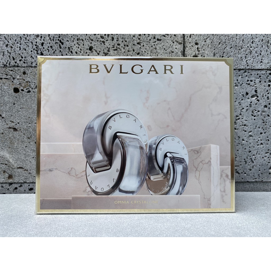 Set nước hoa Bvlgari Omnia Crystalline Eau de Toilette 2 món (EDT 65ml & EDT 15ml) | Thế Giới Skin Care