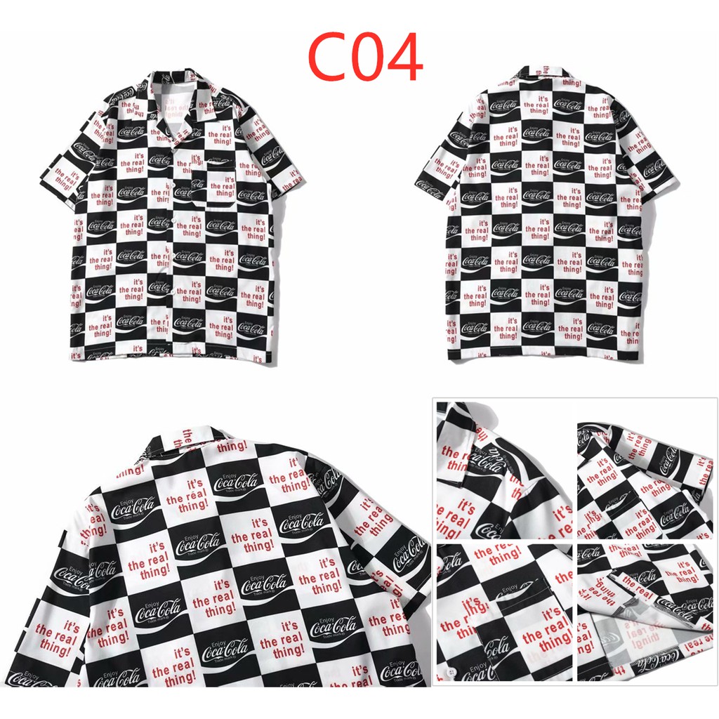 Áo Sơ Mi Tay Ngắn In Họa Tiết Thời Trang Kiểu Hawaii Cho Nam | BigBuy360 - bigbuy360.vn