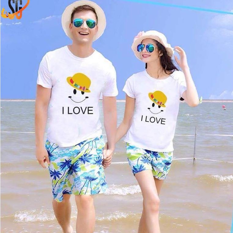 Áo Thun Cặp Đôi Tình Yêu Nam Nữ - Bạn Thân Ngắn Tay Đáng Yêu Siêu Xinh Cute In 3D Mèo Cá Vải Cotton Mềm Mịn Thoáng Mát