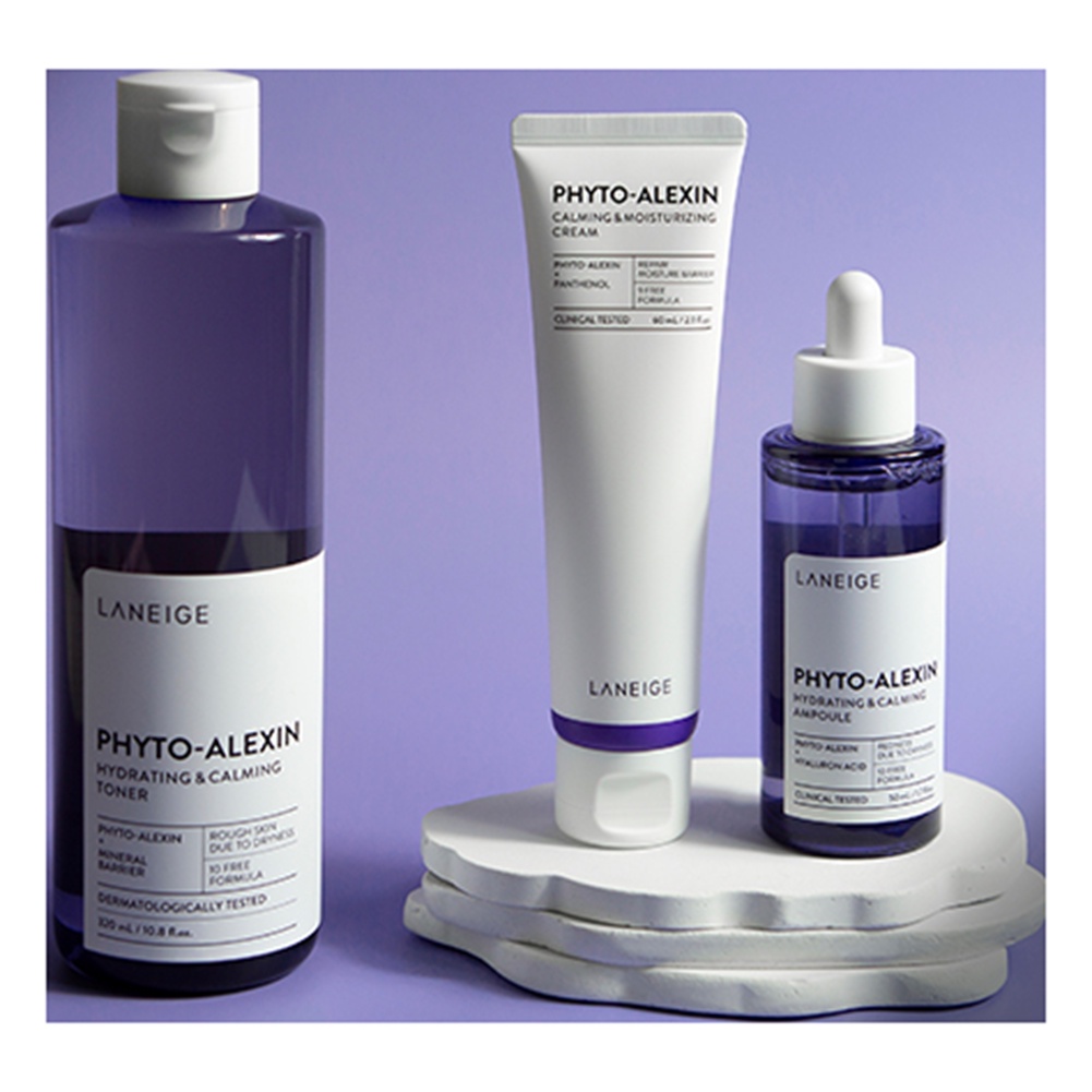 Nước Cân Bằng Da Laneige Dưỡng Ẩm Làm Dịu Da 320ml + Bông Cotton 40ea 2021