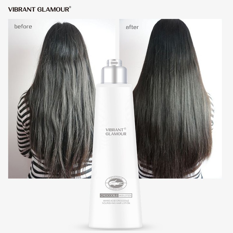 Dầu Xả VIBRANT GLAMOUR Chiết Xuất Axit Hyaluronic Acid Và Cá Sấu Nuôi Dưỡng Giữ Ẩm Làm Mềm Cho Tóc Khô Và Hư Tổn 200ml