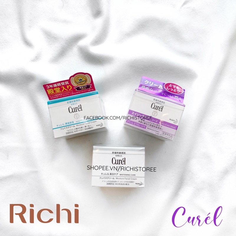 Kem dưỡng ẩm Curel Insentive Moisture Cream 40g