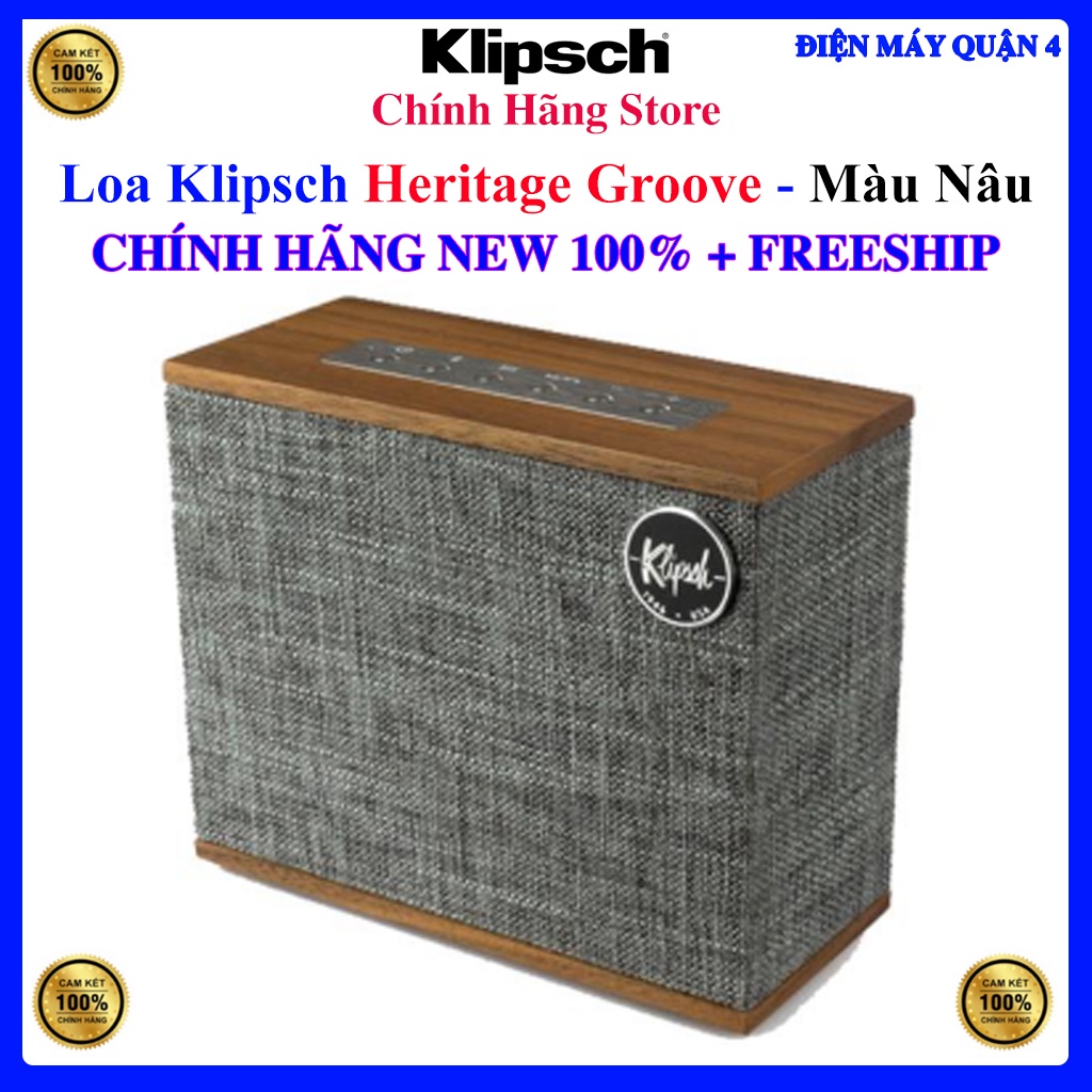 Loa Klipsch HERITAGE GROOVE chính hãng New 100%, Bảo hành 12 tháng - Thương hiệu Mỹ