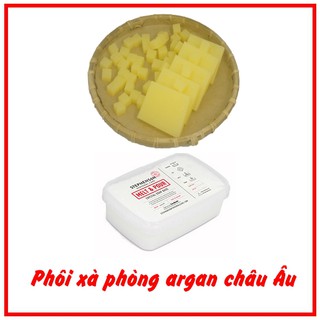 Phôi xà phòng glycerin handmade dầu argan châu Âu