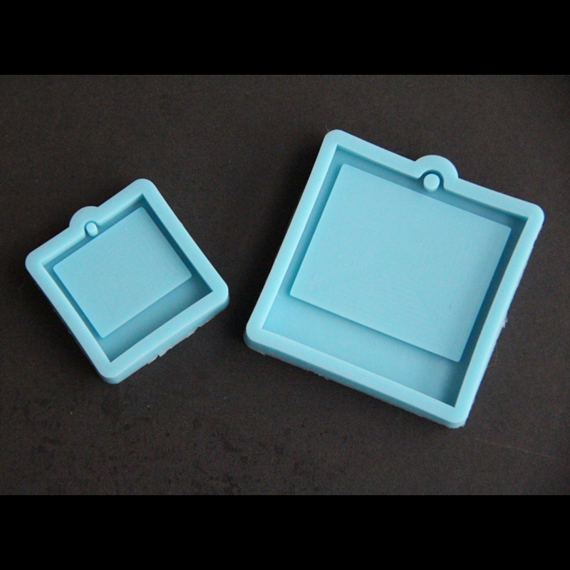 Khuôn Silicone Làm Móc Khóa Nhựa Epoxy Hình Khung Ảnh Sáng Tạo