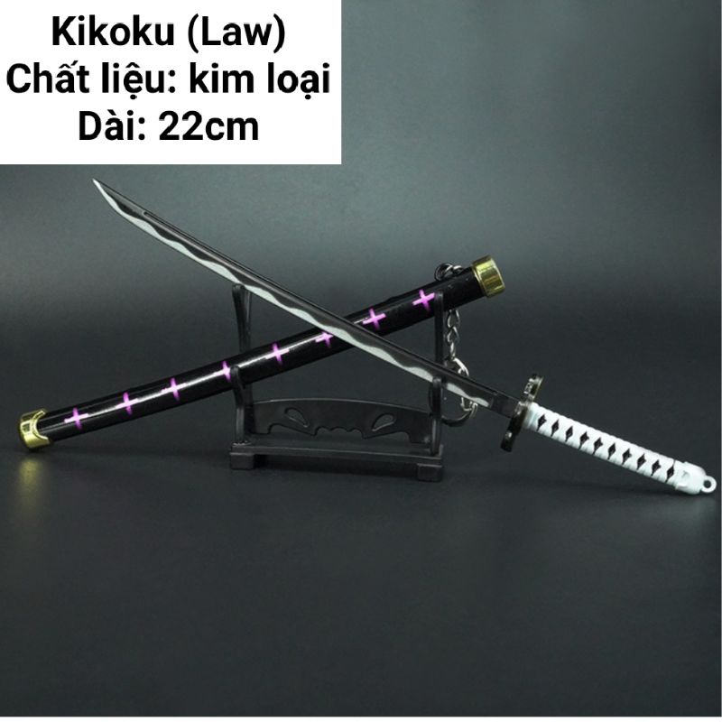 Móc Khóa Kiếm Zoro One Piece Bằng Hợp Kim Không Gỉ 22cm cực kỳ đẹp mắt