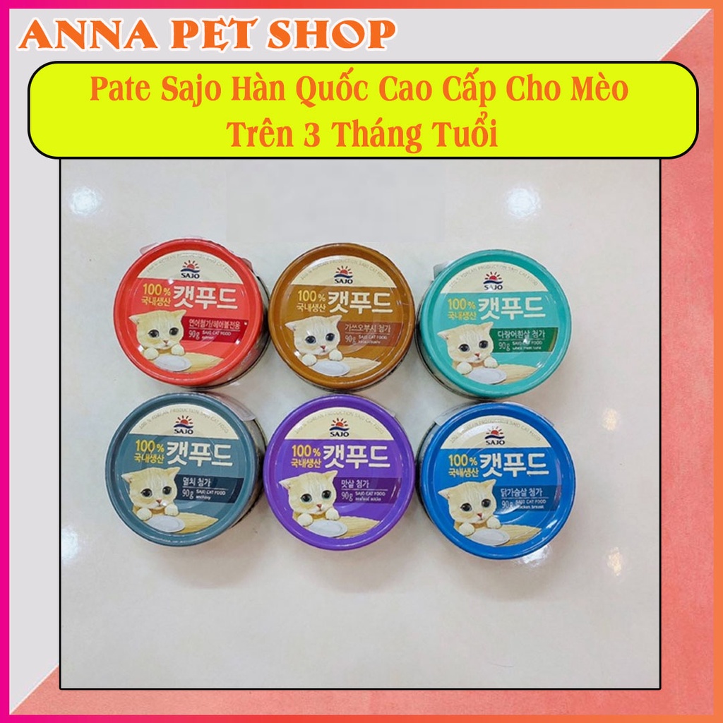 Pate Sajo Hàn Quốc Cao Cấp Cho Mèo Trên 3 Tháng Tuổi - Pate Ngon Cho Mèo