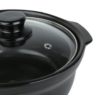 Nồi đất nắp kính cao cấp 1L