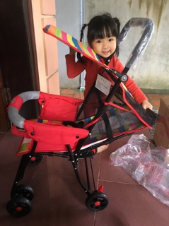 Xe đẩy du lịch 2 tư thế