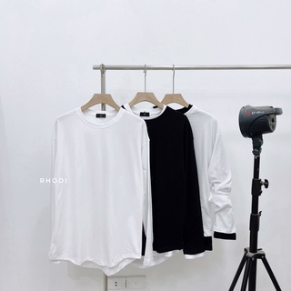 Pull nam trơn dài tay longtee 1801 rhodi