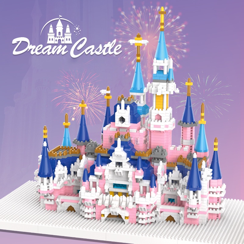 Bộ Đồ Chơi Lắp Ráp Mô Hình Lâu Đài Công Chúa Disney Độc Đáo