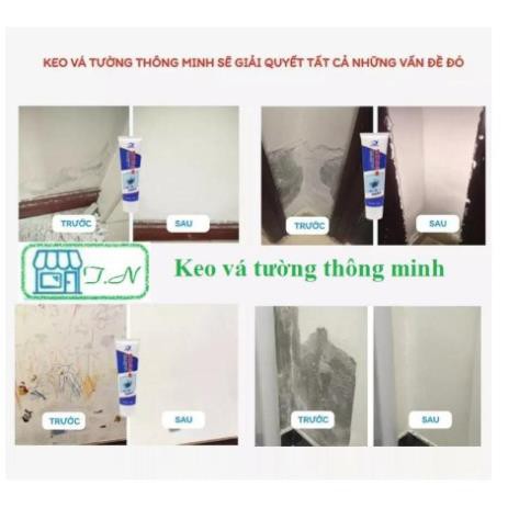 Tuýp keo vá tường La'Home đa năng 250g, Keo vá vết nứt tường, trầy xước, bong tróc, sạch vết bẩn