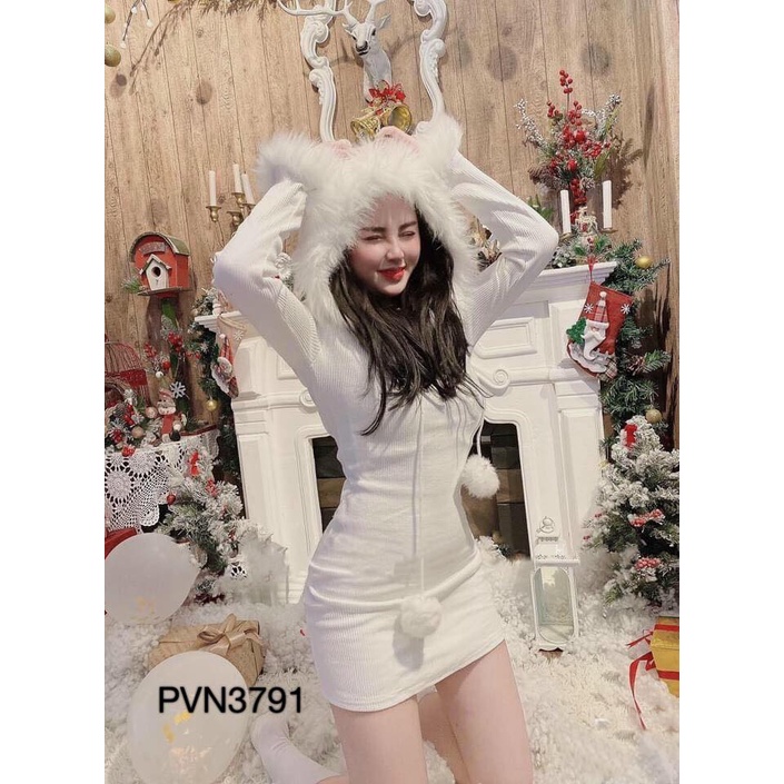 Đầm nón 2 cục bông | BigBuy360 - bigbuy360.vn