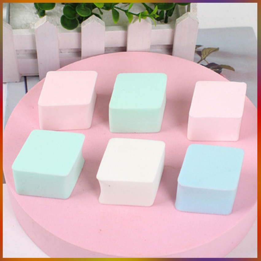 Set 06 Miếng Trang Điểm, Tán Phấn Bằng Cao Su Non Tiện Lợi