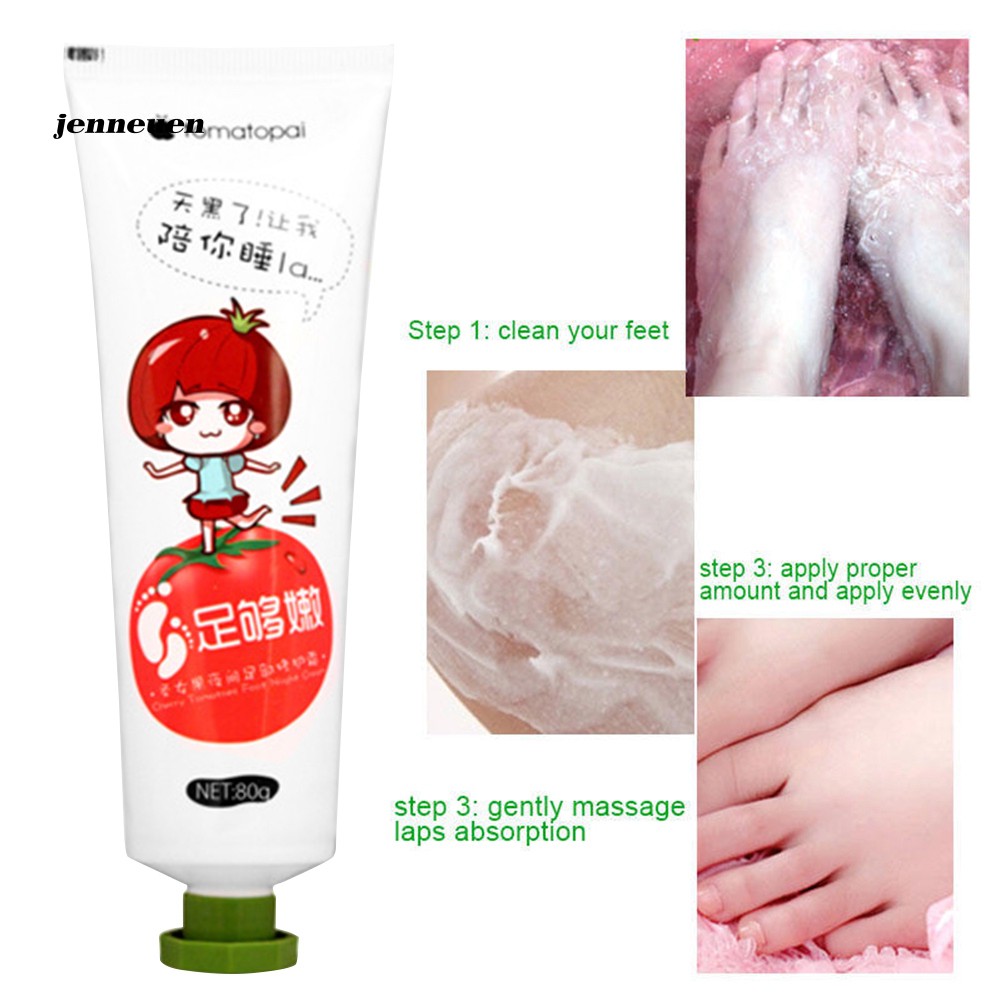 [Hàng mới về] Kem làm trắng dưỡng ẩm hỗ trợ tẩy tế bào chết dành cho da chân 80g | BigBuy360 - bigbuy360.vn