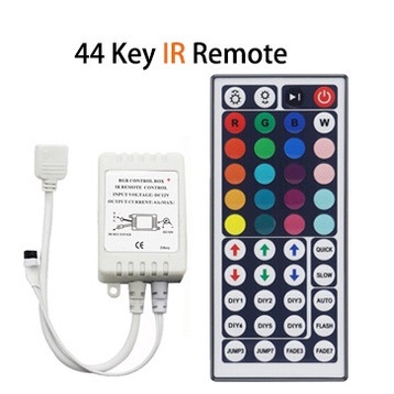 Điều khiển từ xa WELPUR Dc 5V/12V 24 phím Ir Rgb cho đèn led SMD 3528/ 5050