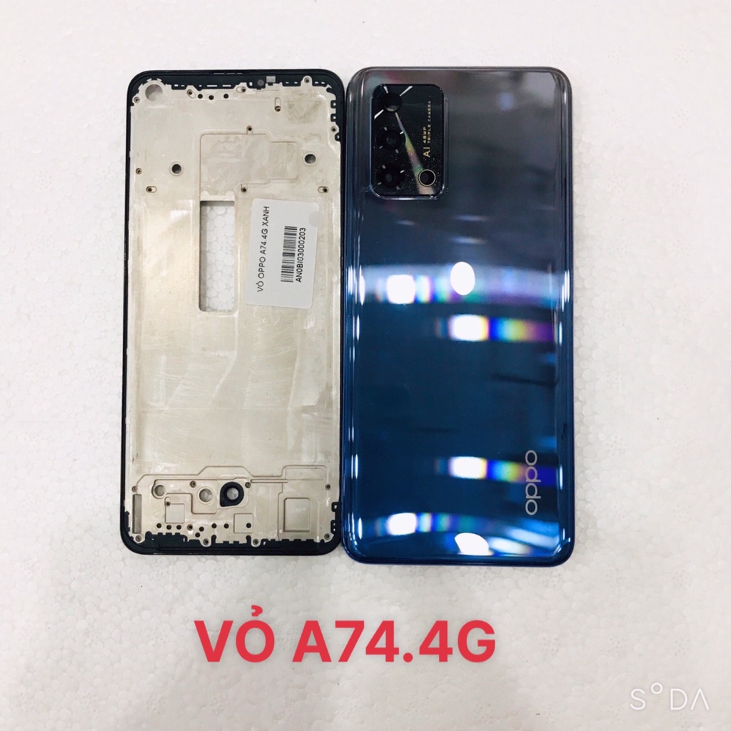 NẮP PIN A74.4G CÓ LENS - LƯNG A74.4G CÓ LENS - VỎ BỘ A74.4G CÓ LENS / OPPO A74.4G CÓ LENS