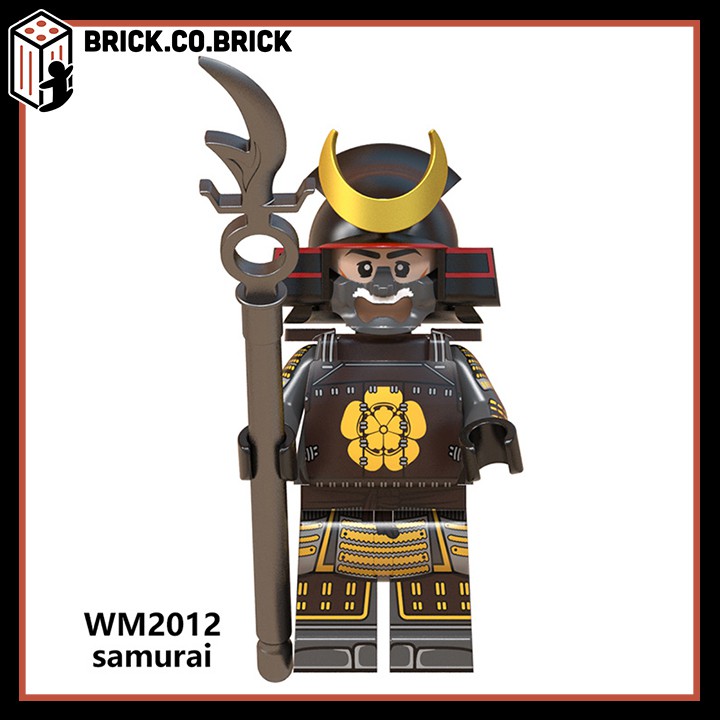 WM6096 - Đồ chơi lắp ráp mô hình minifigure lính non lego- Samurai Với Giáp Tuyệt Đẹp -Armor Võ Sĩ Đạo Nhật Bản Mẫu Mới