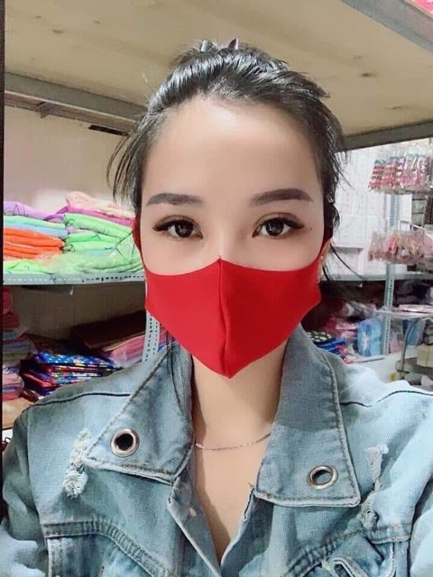 Khẩu Trang Vải Su Hàn Quốc Chống Khuẩn Chống Nắng - Tái Sử Dụng Được Nhiều Lần - KTS