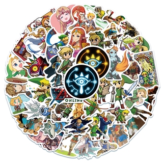 Bộ 10 / 25 / 50 Sticker Trò Chơi The Legend Of Zelda Series 02