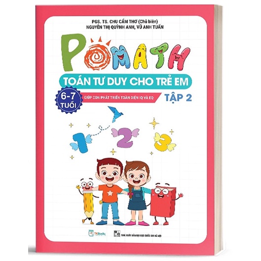Sách - Combo Pomath Toán tư duy cho trẻ em lớp 1 (T1 +T2)