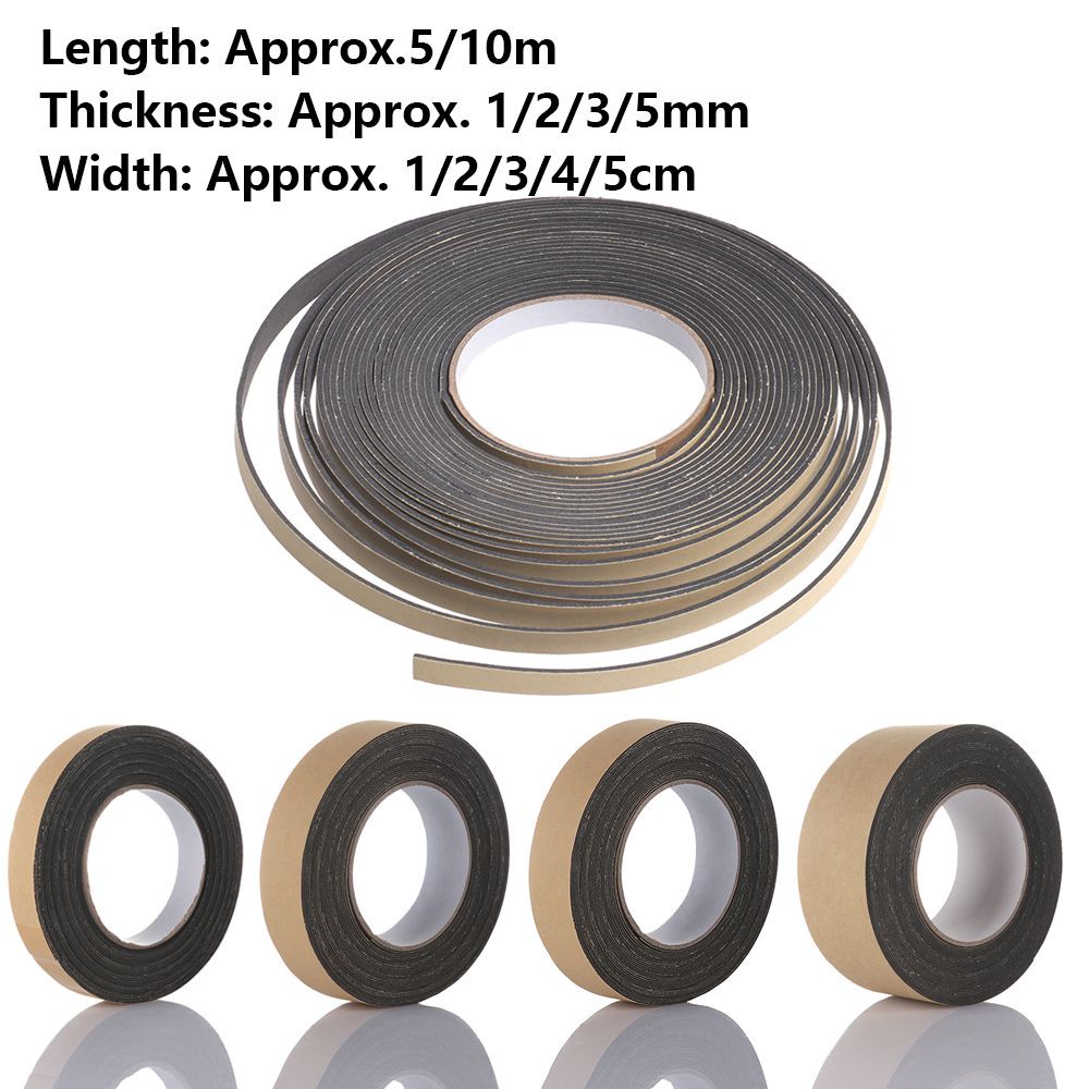 Cuộn băng keo xốp một mặt cách âm chống thấm nước dán cửa sổ nhà tắm/ nhà bếp đa năng