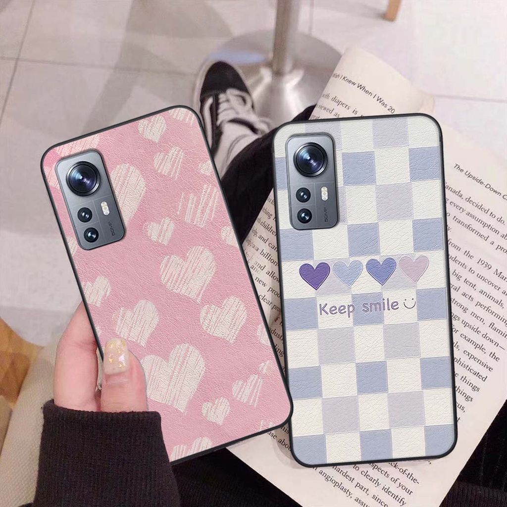 Ốp Xiaomi 12 / 12 Pro caro trái tim cá tính, thời trang siêu đẹp, siêu phong cách