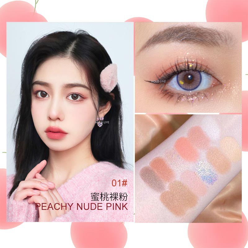 Bảng Phấn mắt 12 Ô Màu HOLDLIVE Afternoon Garden Eyeshadow Palette HL470 [ HOLD LIVE ]