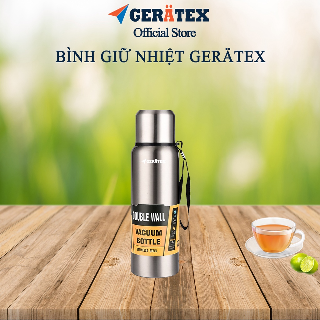 Bình giữ nhiệt Gerätex chất lượng CHLB Đức nhập khẩu chính hãng, chất liệu bằng thép không gỉ cao cấp