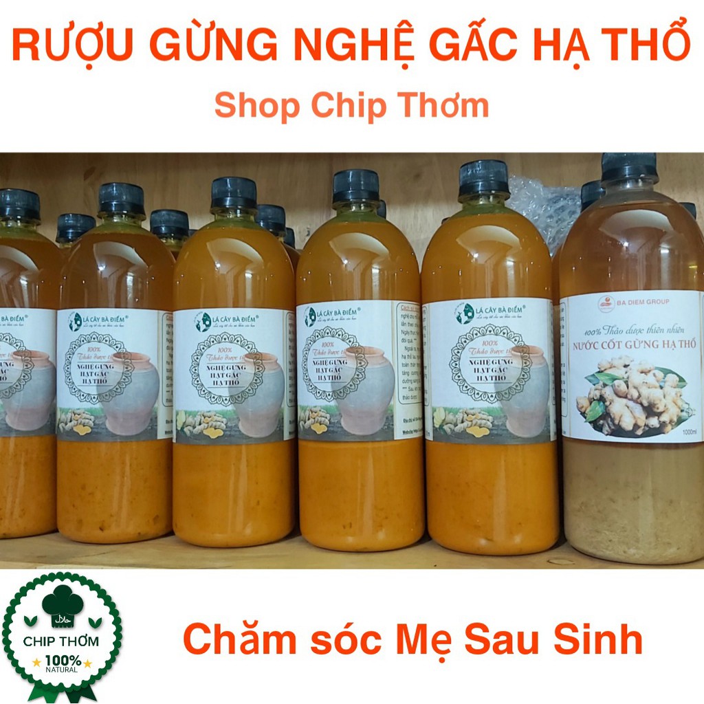 Cốt Gừng Nghệ Gấc Hạ Thổ 1000ml