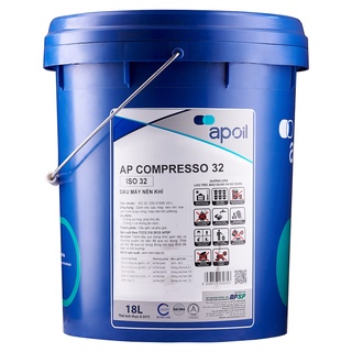 Dầu máy nén khí ap compresso saigon petro 32 46 18l
