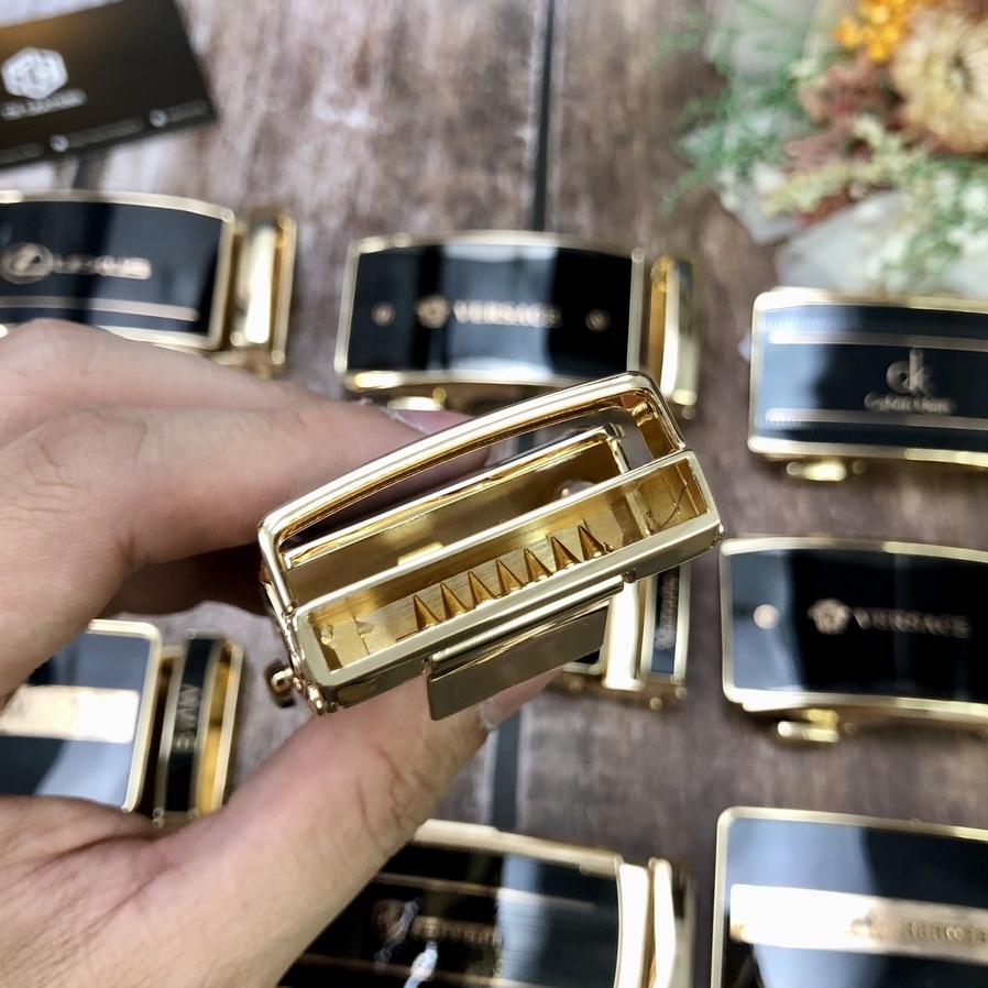 Đầu Khóa Thắt Lưng Nam Khóa Tự Động, Mặt Dây Nịt Khóa Tỳ Hợp Kim 3.5 cm Logo Xe