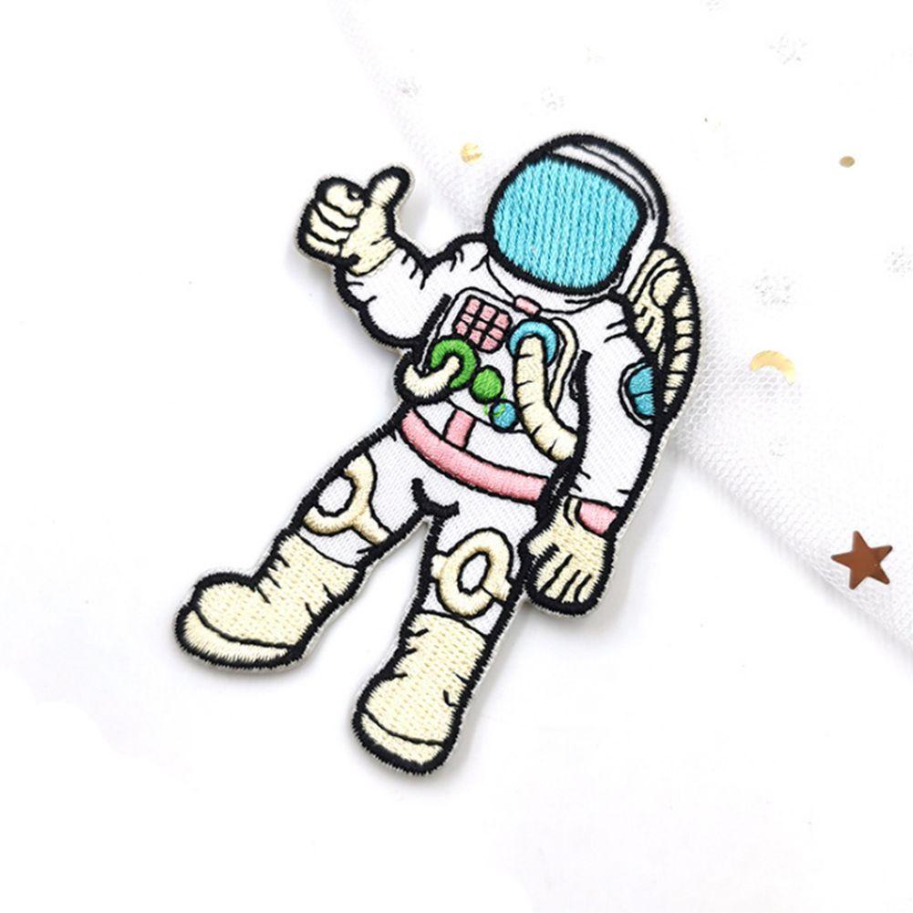 MAG Miếng Dán Trang Trí Quần Áo Hình Phi Hành Gia UFO Độc Đáo