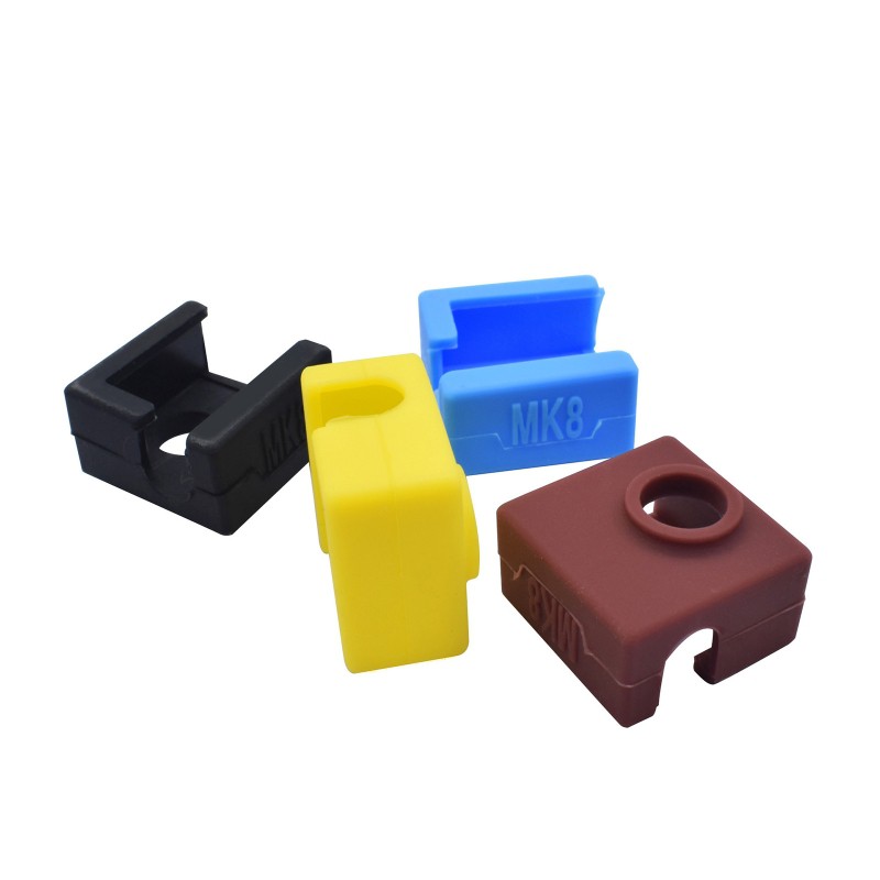 Phụ Kiện Đầu Phun Nhiệt Và Khối Silicone Cho Máy In 3d Mk8 / E3d V6