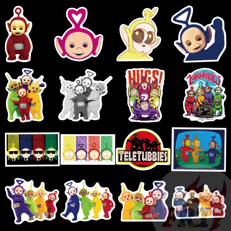 ❉ Teletubbies Series 01 Tinky Winky Dipsy Laa-Laa Po Stickers ❉ 50Pcs/Set Cartoon Fashion DIY Mixed Decals Doodle Stickers