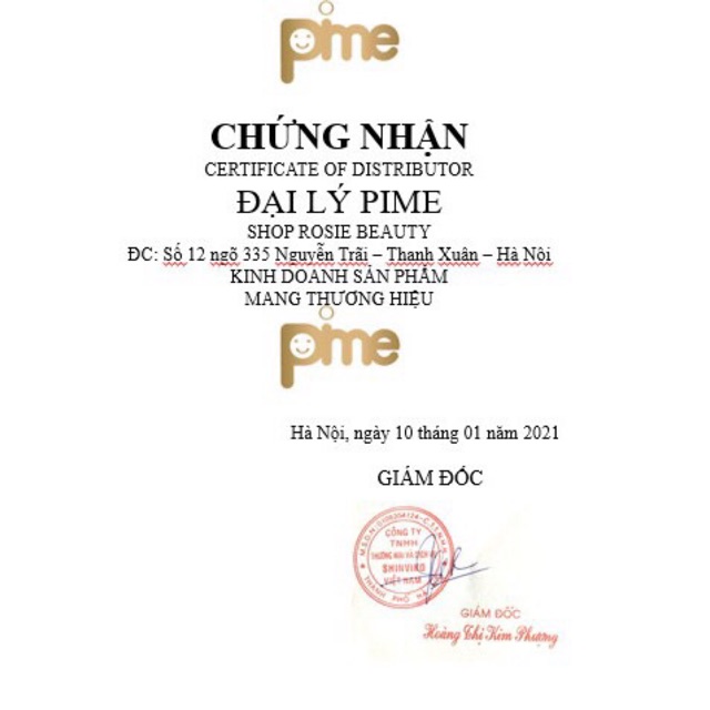 Kem dưỡng ủ trắng pime toneup shower cream | BigBuy360 - bigbuy360.vn