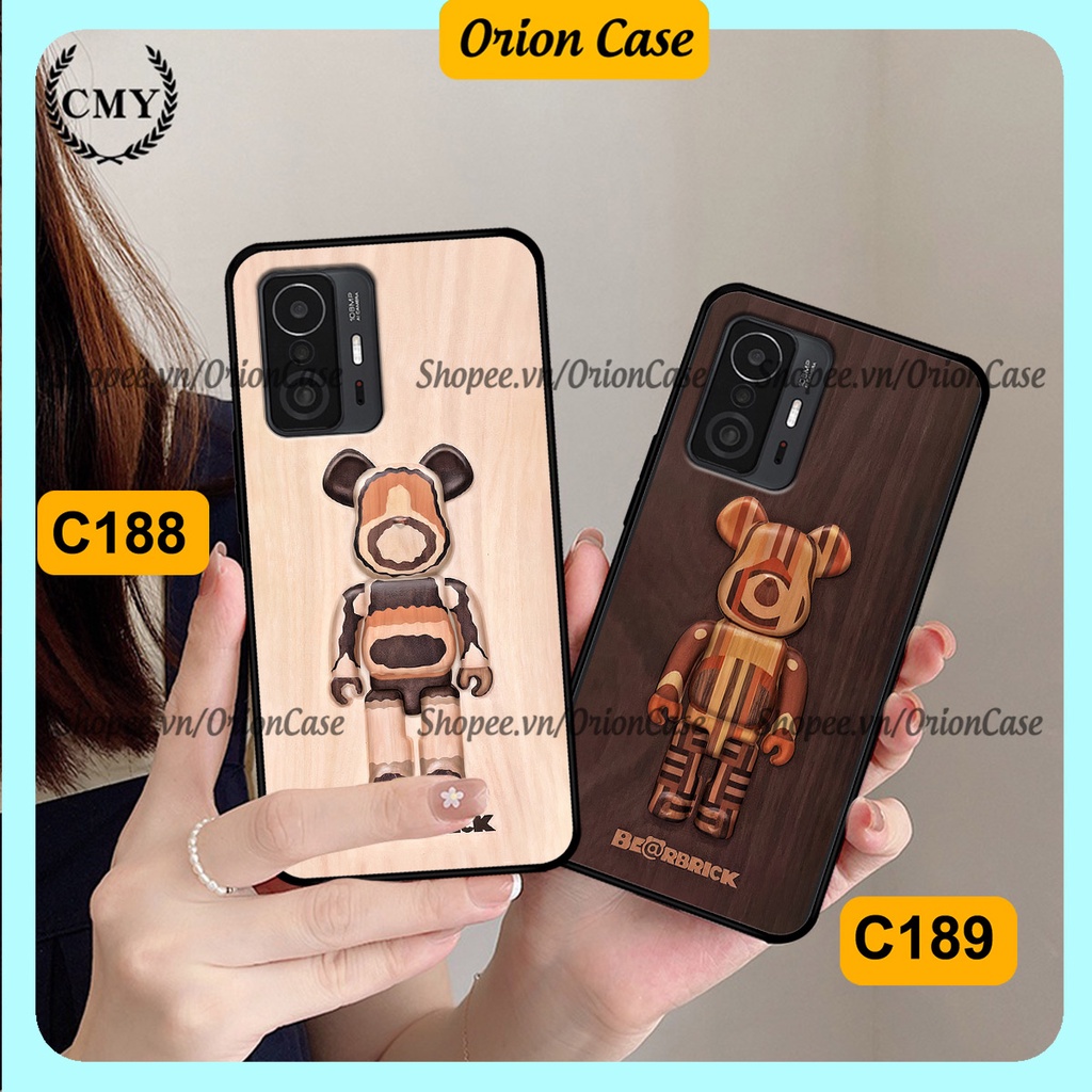 Ốp lưng Xiaomi Mi 11T - Mi 11T Pro in hình bearbrick 3D thời trang, cá tính. ốp chống sốc, bền đẹp