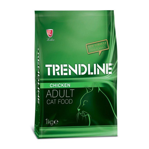 Thức ăn mèo Trendline - Hạt mèo con mèo trưởng thành TREND LINE túi 1kg nguyên seal