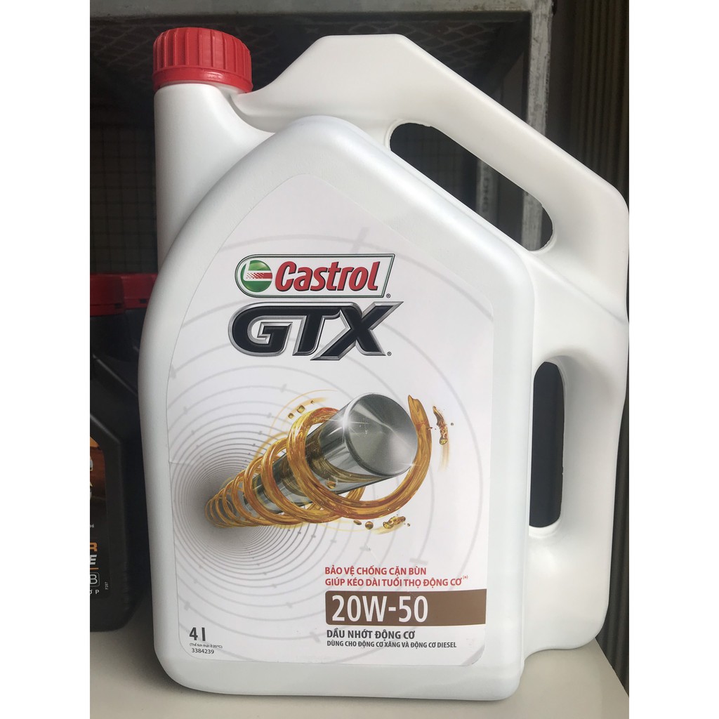 Castrol GTX 20W50 - 15W40 can 4L