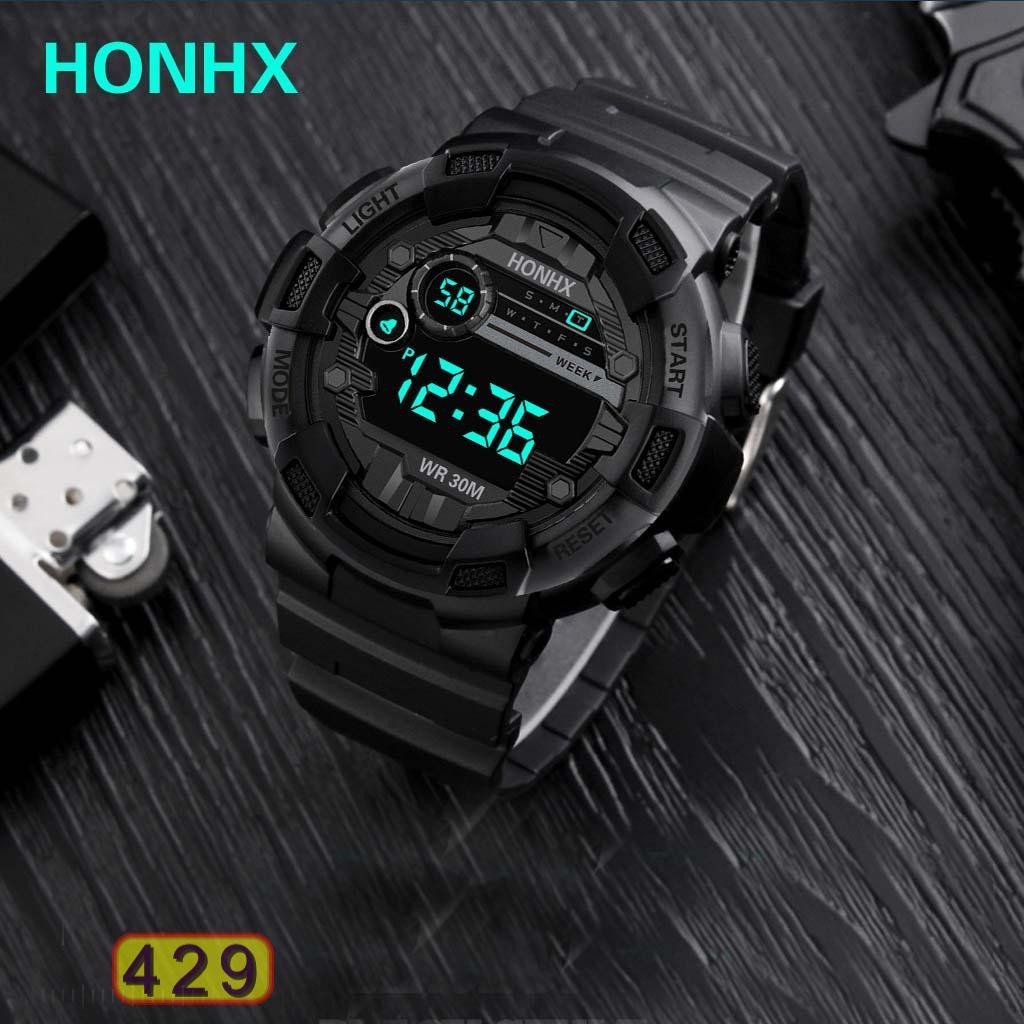 ĐỒNG HỒ NAM DÂY CAO SU HONHX RETRO 429 HOT TREND SIÊU ĐẸP