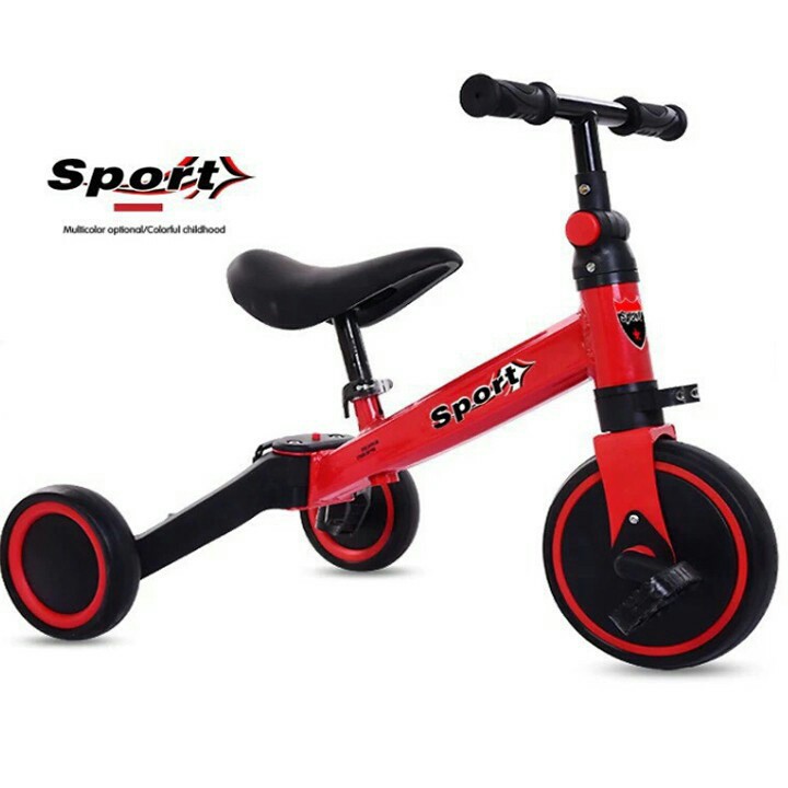 Sỉ Xe đạp Sport gấp gọn kiêm xe chòi chân bánh sau cụp xòe