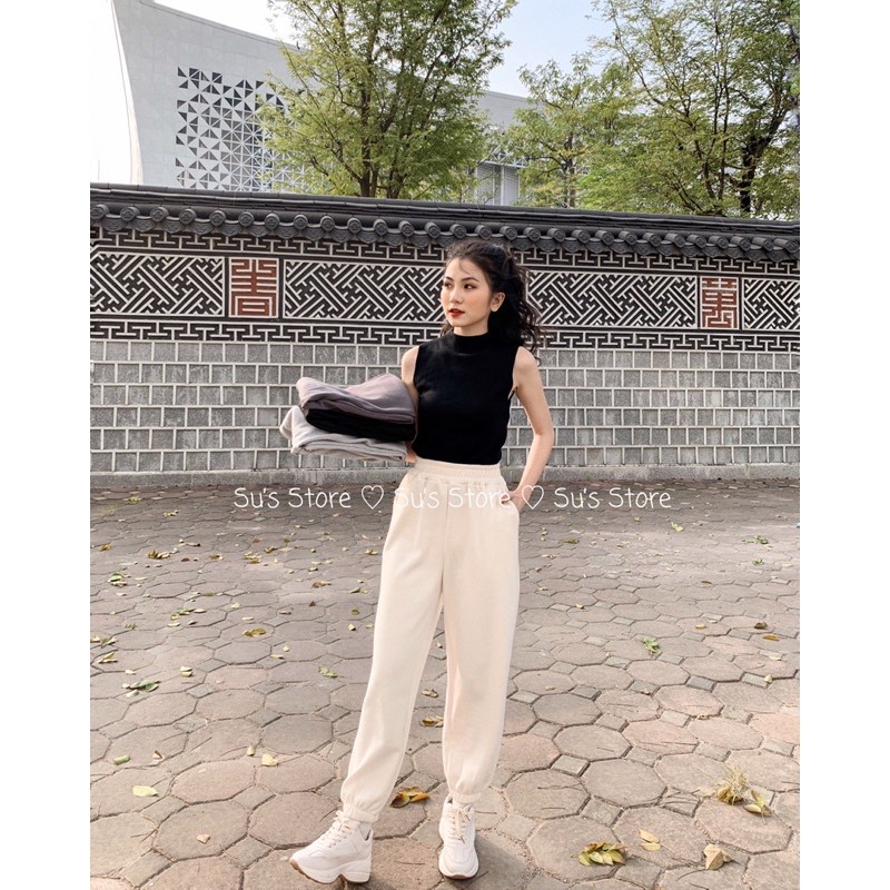 Quần jogger bo chun dưới Q335 SUSTORE