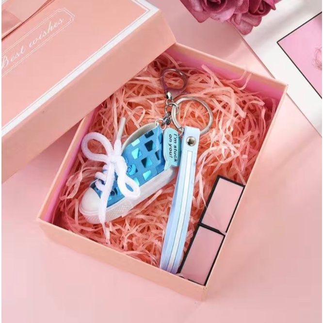 [Hàng mới về] Móc khóa lưu niệm hình chiếc Giày lấp lánh