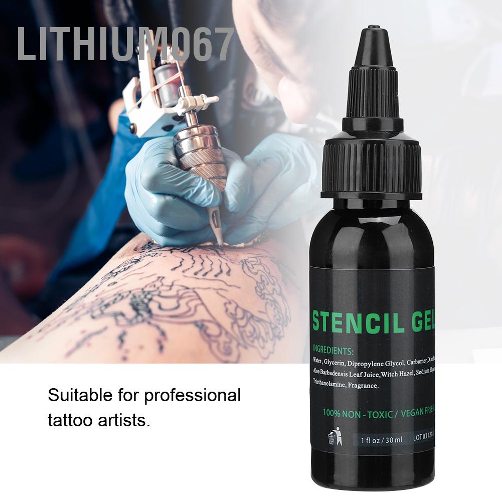 Lithium067 30ml Professional Tattoo Transfer Gel Stencil Cream Body Art Tools Accessory