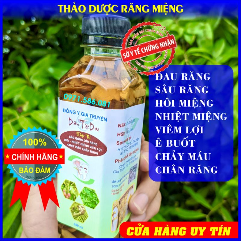 Nước Súc Miệng. Thảo Dược Hết Hôi Miệng. Sâu Răng, Sún Răng, Nhiệt Miệng, Viêm Lợi, Tụt Lợi, Chảy Máu Chân Răng.