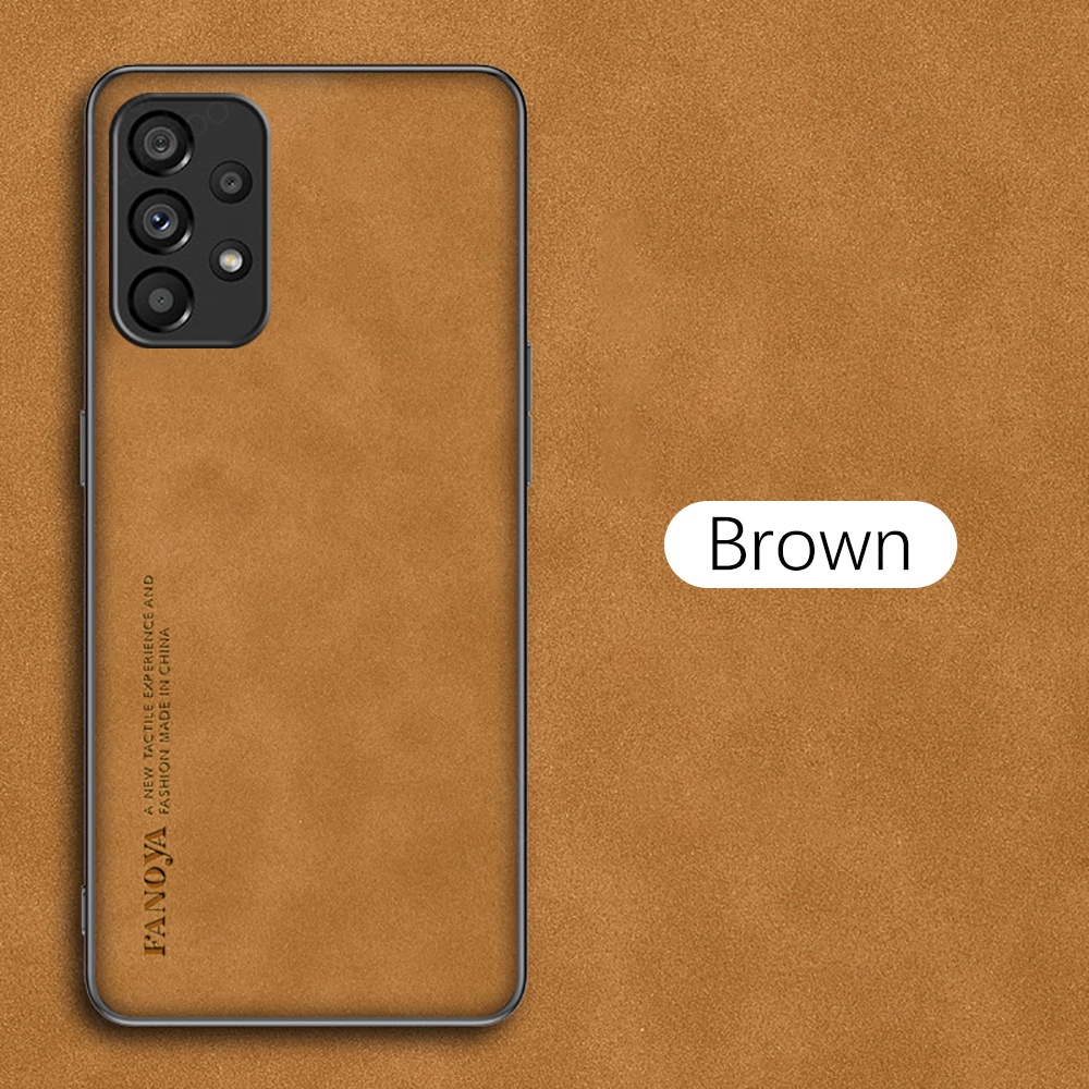 Ốp Lưng Da Cừu Viền TPU Mềm Chống Sốc Cho Samsung Galaxy A53 A33 A73 5G A 13 4G LTE SS A23 A53 5G