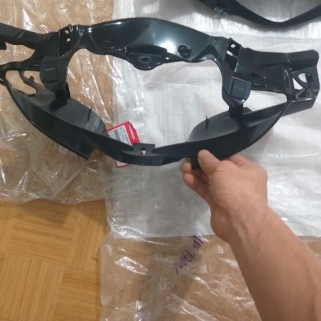 Bộ 3 ốp nhựa võ đầu đèn xe WAVE S110, RSX zin honda