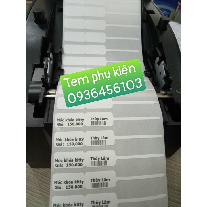 Máy in tem mã vạch cho cửa hàng phụ kiện trang sức - Máy in tem nhiệt giá rẻ Xprinter XP 350B