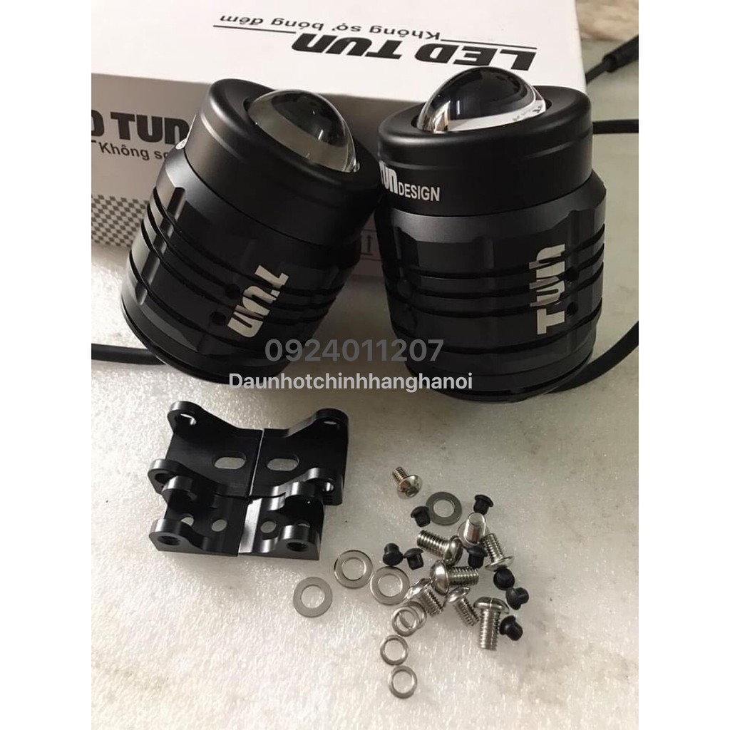 LED TUN 4X - đèn trợ sáng chính hãng Tun - Cos pha Vàng trắng - Bảo hành 12 tháng