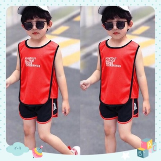 BỘ THUN BA LỖ THÊ THAO BÉ TRAI DỄ THƯƠNG CHO BÉ 8-38KG